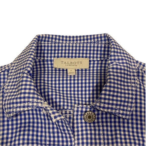 Blue/White Gingham Jacket - Picture 5 of 5